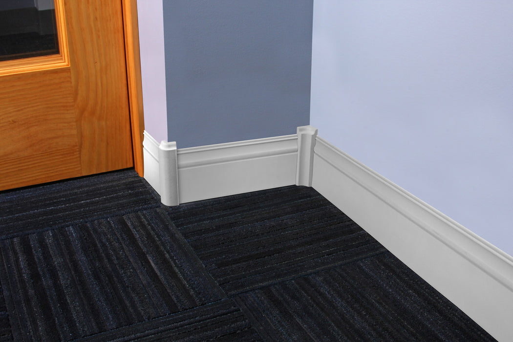 Pinnacle Plus Rubber #90 Intrigue White Coil Wall Base 3
