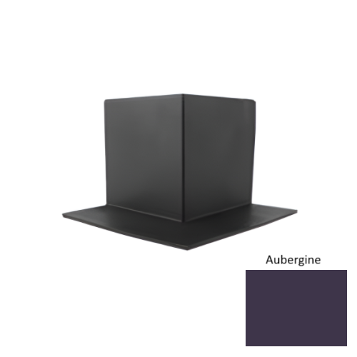 Pinnacle Rubber Aubergine Sanitary Toe Outside Corner 1