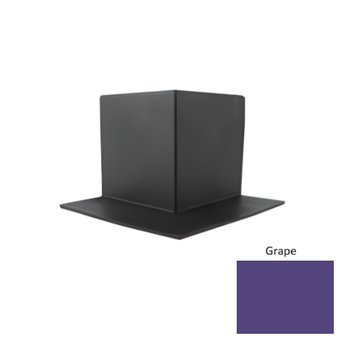 Pinnacle Rubber Grape Sanitary Toe Outside Corner 1