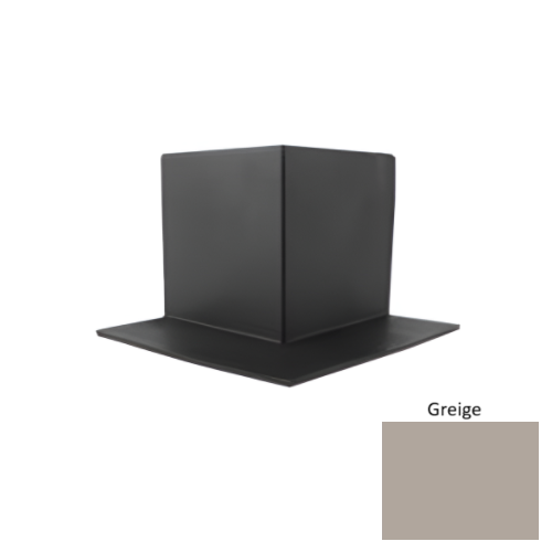 Pinnacle Rubber Greige Sanitary Toe Outside Corner 1