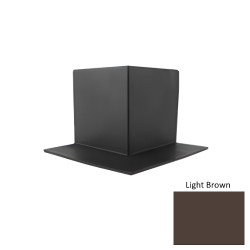 Pinnacle Rubber Light Brown Sanitary Toe Outside Corner 1