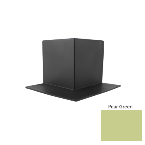 Pinnacle Rubber Pear Green Sanitary Toe Outside Corner 1