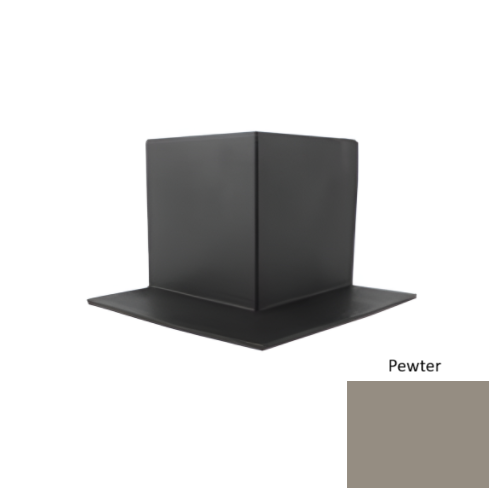 Pinnacle Rubber Pewter Sanitary Toe Outside Corner 1