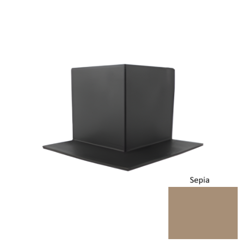 Pinnacle Rubber Sepia Sanitary Toe Outside Corner 1