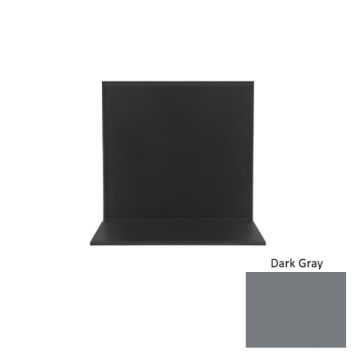 Pinnacle Rubber Dark Gray Sanitary Toe Wall Base 1