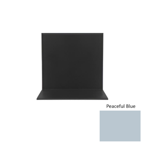 Pinnacle Rubber Peaceful Blue Sanitary Toe Wall Base 1