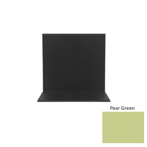 Pinnacle Rubber Pear Green Sanitary Toe Wall Base 1