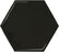 Clearance Sale! Playscapes Pitch Black Ceramic Tile - Glossy