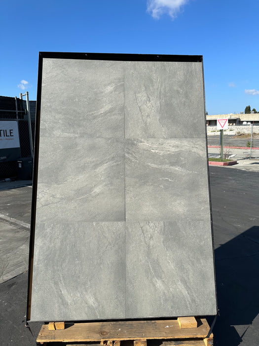 Pluto Grey Porcelain Paver Rough 2