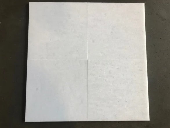 Polar White Marble Tile - Polished 3