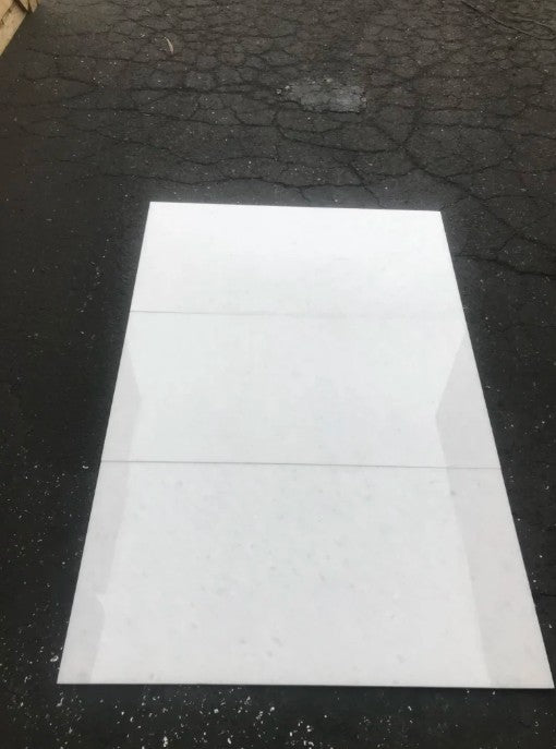 Polar White Marble Tile - Polished 7