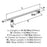 Radius Stainless Steel Polished Chrome Appliance Pull 4