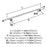 Radius Stainless Steel Polished Chrome Appliance Pull 5