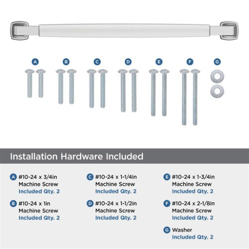 Stature Zinc Polished Chrome Appliance Pull 5
