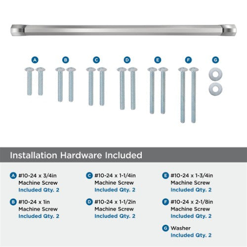 Bellamy Zinc Polished Chrome Appliance Pull 6