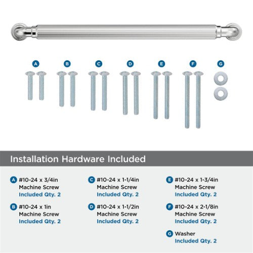 Cowrie Zinc Polished Chrome Appliance Pull 5