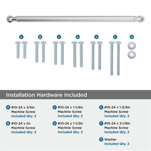 Cowrie Zinc Polished Chrome Appliance Pull 6