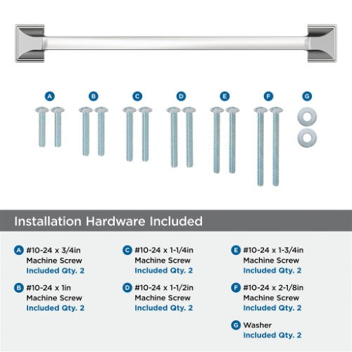 Exceed Zinc Polished Chrome Appliance Pull 5