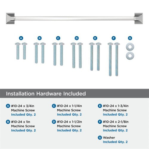 Exceed Zinc Polished Chrome Appliance Pull 6