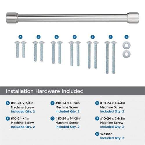 Faircrest Zinc & Steel Polished Chrome Appliance Pull 5