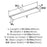 Fairfax Zinc Polished Chrome Appliance Pull 5