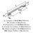 Highland Ridge Zinc Polished Chrome Appliance Pull 4