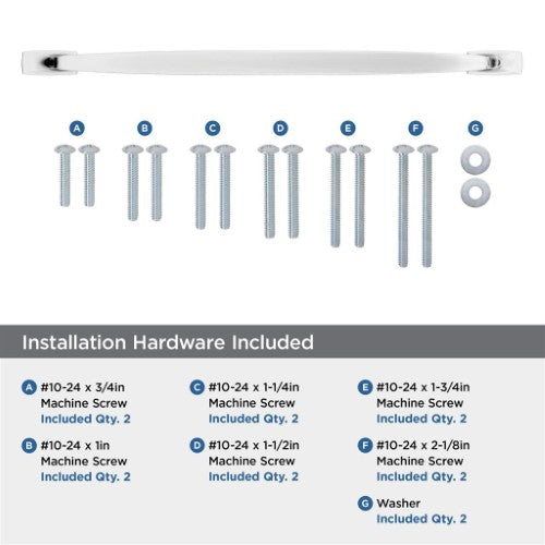 Highland Ridge Zinc Polished Chrome Appliance Pull 5