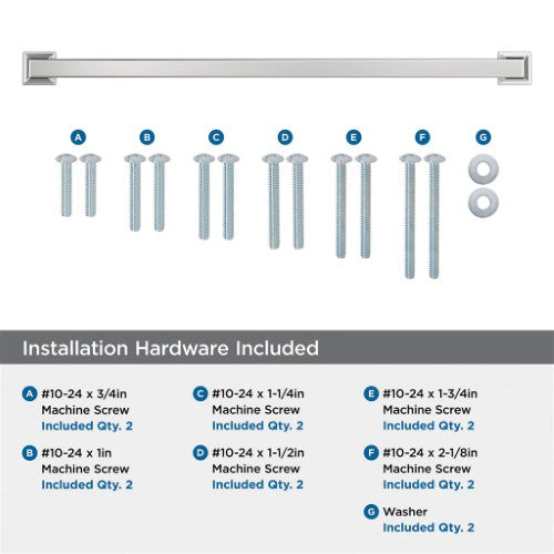 Lintel Zinc Polished Chrome Appliance Pull 6