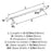 St. Vincent Zinc Polished Chrome Appliance Pull 4