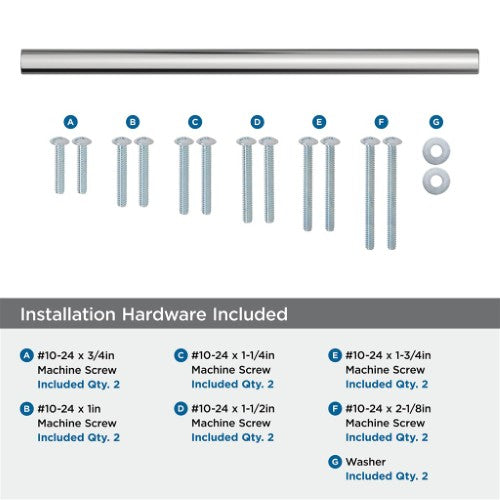 Versa Zinc Polished Chrome Appliance Pull 5