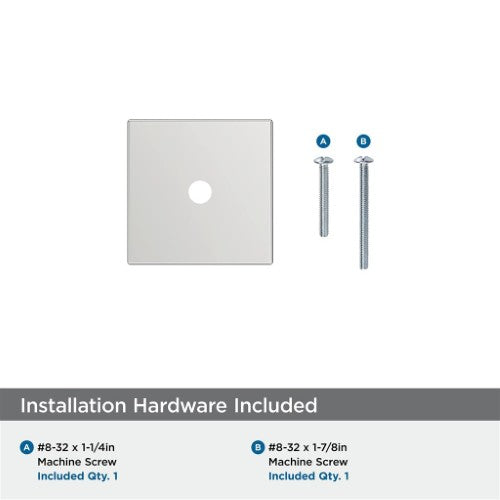 Ladera Zinc Polished Chrome Cabinet Backplate 3