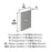 Ladera Zinc Polished Chrome Cabinet Backplate 2