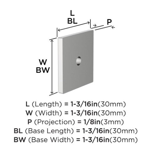 Ladera Zinc Polished Chrome Cabinet Backplate 2