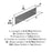 Ladera Zinc Polished Chrome Cabinet Backplate 18
