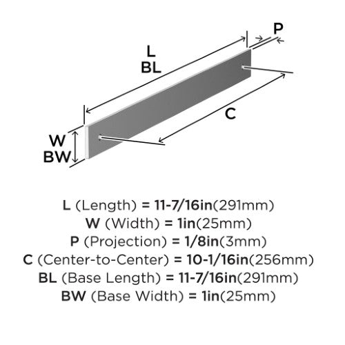 Ladera Zinc Polished Chrome Cabinet Backplate 14