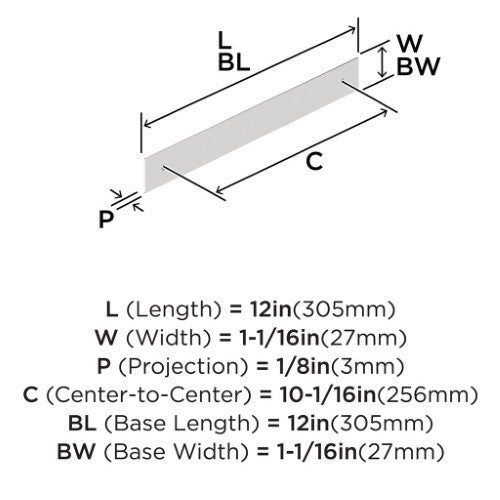 Maymont Zinc Polished Chrome Cabinet Backplate 10