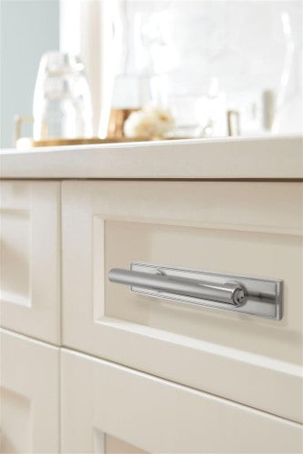 Thoreau Zinc Polished Chrome Cabinet Backplate 18