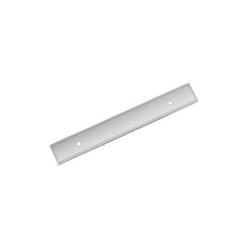 Thoreau Zinc Polished Chrome Cabinet Backplate 3