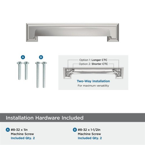 Appoint Zinc Polished Chrome Cabinet Pull 18