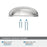 Ashby Zinc Polished Chrome Cabinet Pull 3