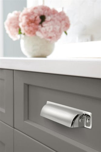 Rochdale Zinc Polished Chrome Cabinet Pull 2