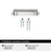 Haven Zinc Polished Chrome Cabinet Pull 3