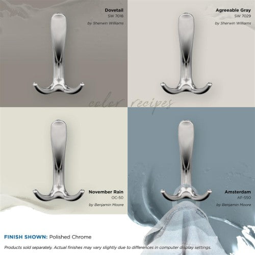 Finesse Zinc Polished Chrome Hook 7