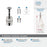 Vicinity Zinc Polished Chrome Hook 3