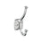 Kinsale Zinc Polished Chrome Hook 1