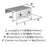 Streamline Tab Zinc Polished Chrome Cabinet Pull 6