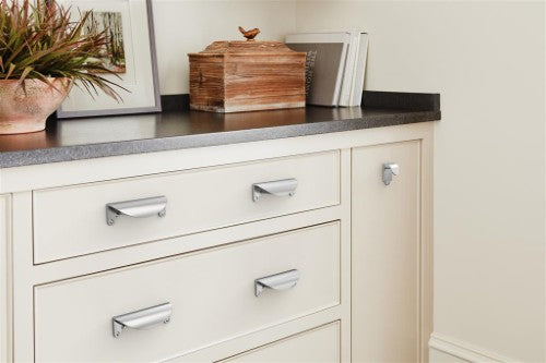 Inspirations Zinc Polished Chrome Cabinet Pull 4