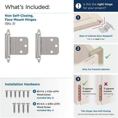 Decorative Hinges Steel Polished Chrome Cabinet Hinge 6