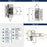 Decorative Hinges Steel Polished Chrome Cabinet Hinge 2