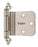 Decorative Hinges Steel Polished Chrome Cabinet Hinge 3